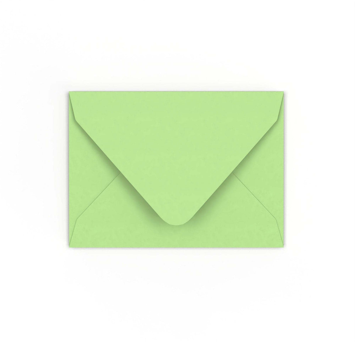 Envelope verde pastel 82x113 mm (C7)