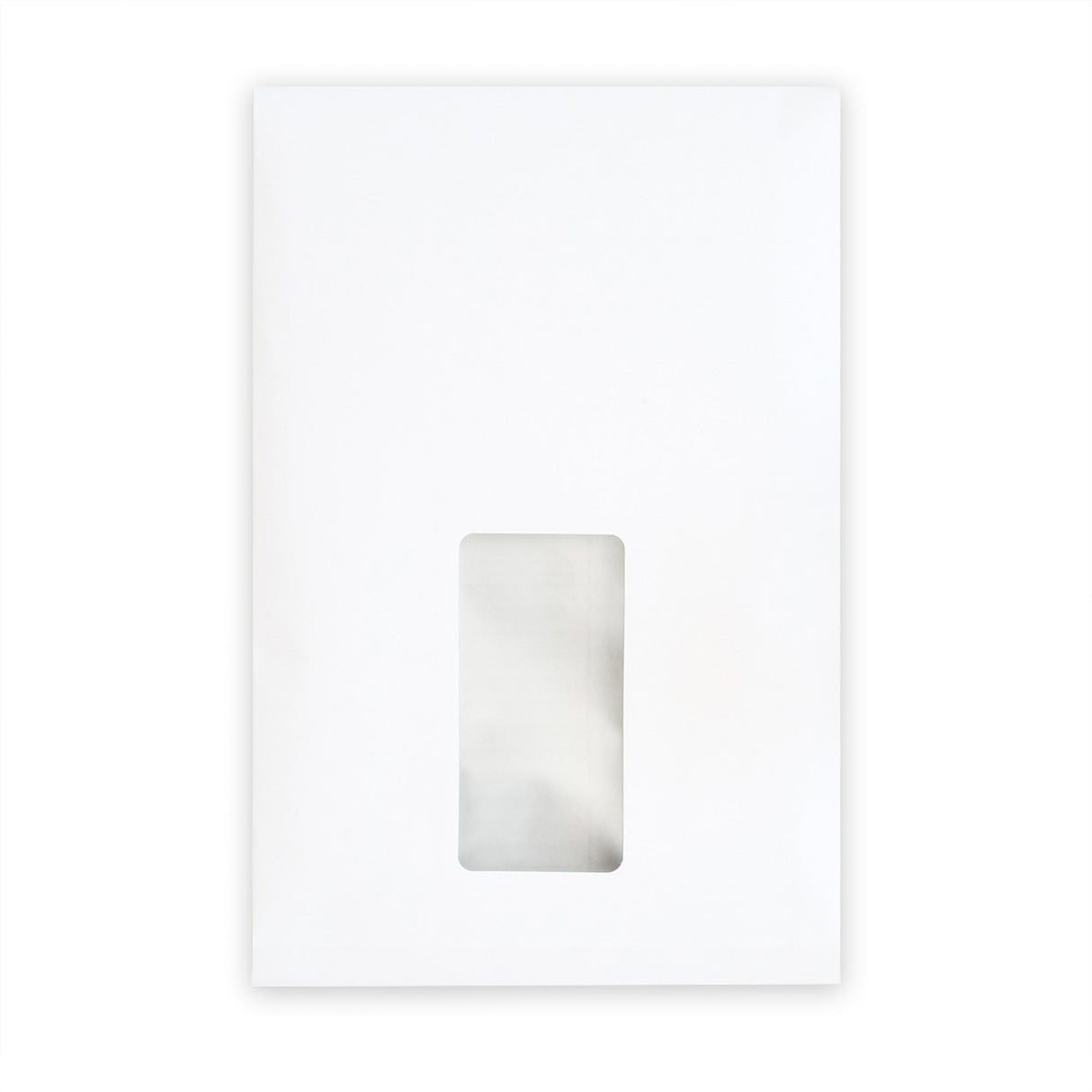 Envelope branco com reforço e janela 229x162x25 mm (C5)