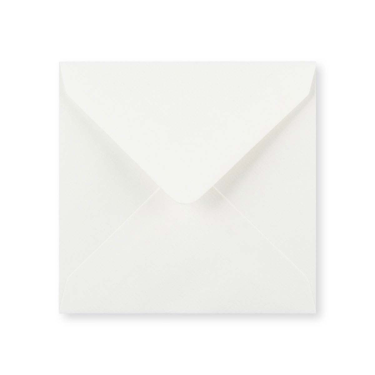 Envelope branco vergé leve (90 g/m²) 130x130 mm
