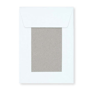 Envelope Branco com Cartolina ao Dorso 162x114 mm (C6)