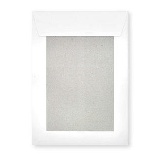 Envelope Branco com Cartolina ao Dorso 267x216 mm