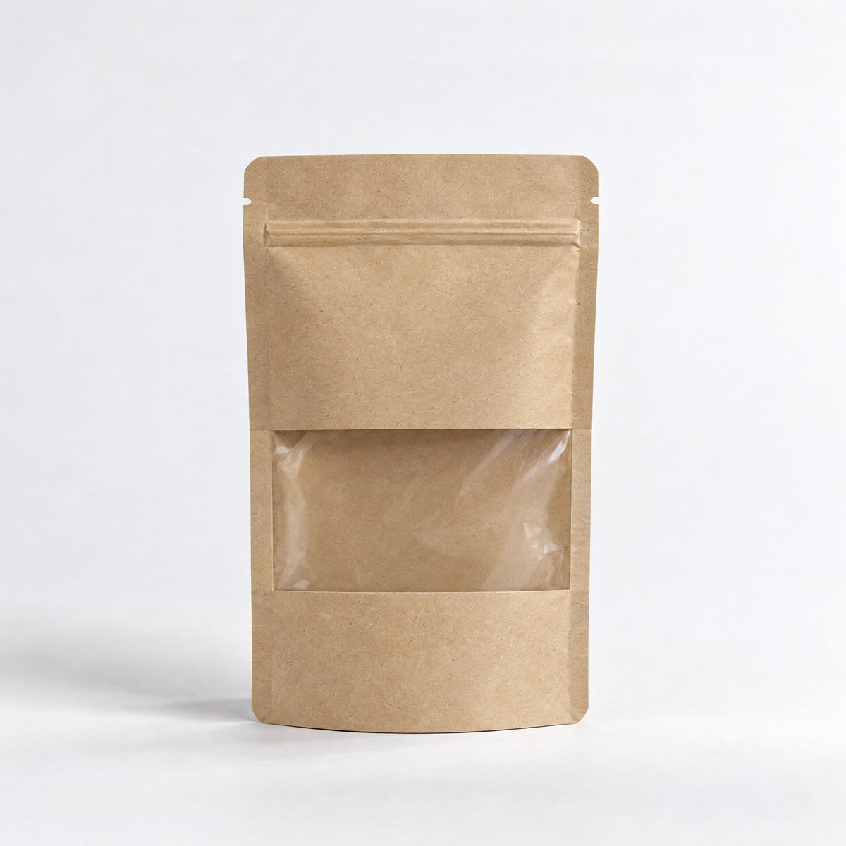 Saco Doypack para comida com janela