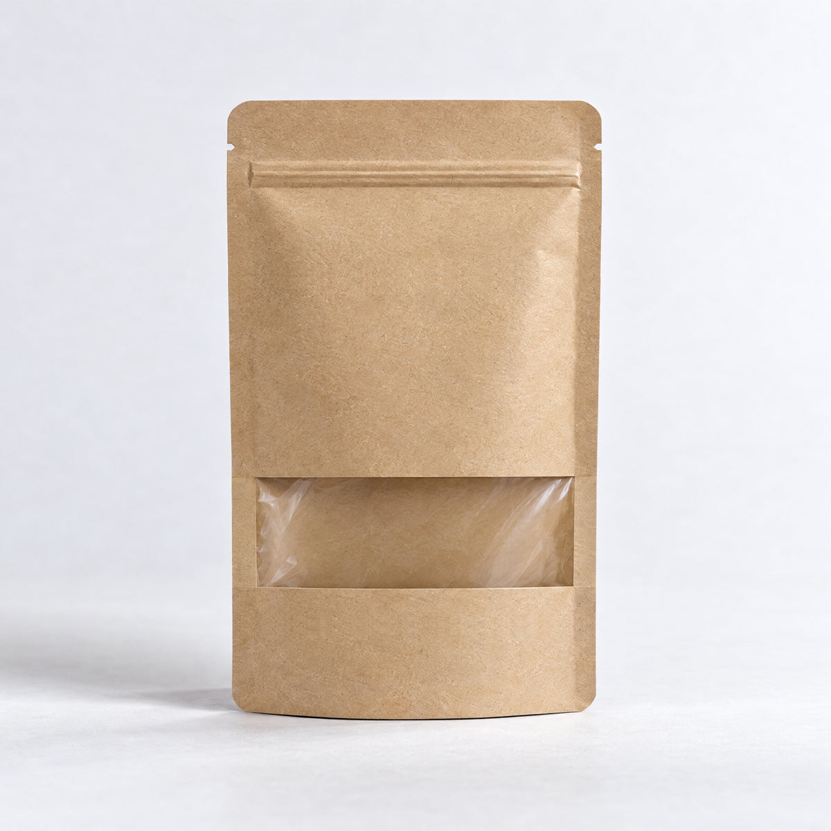 Saco Doypack para comida com janela