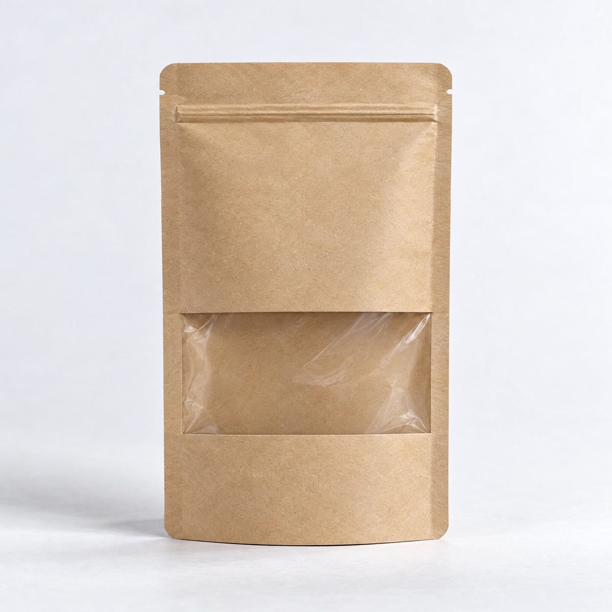 Saco Doypack para comida com janela