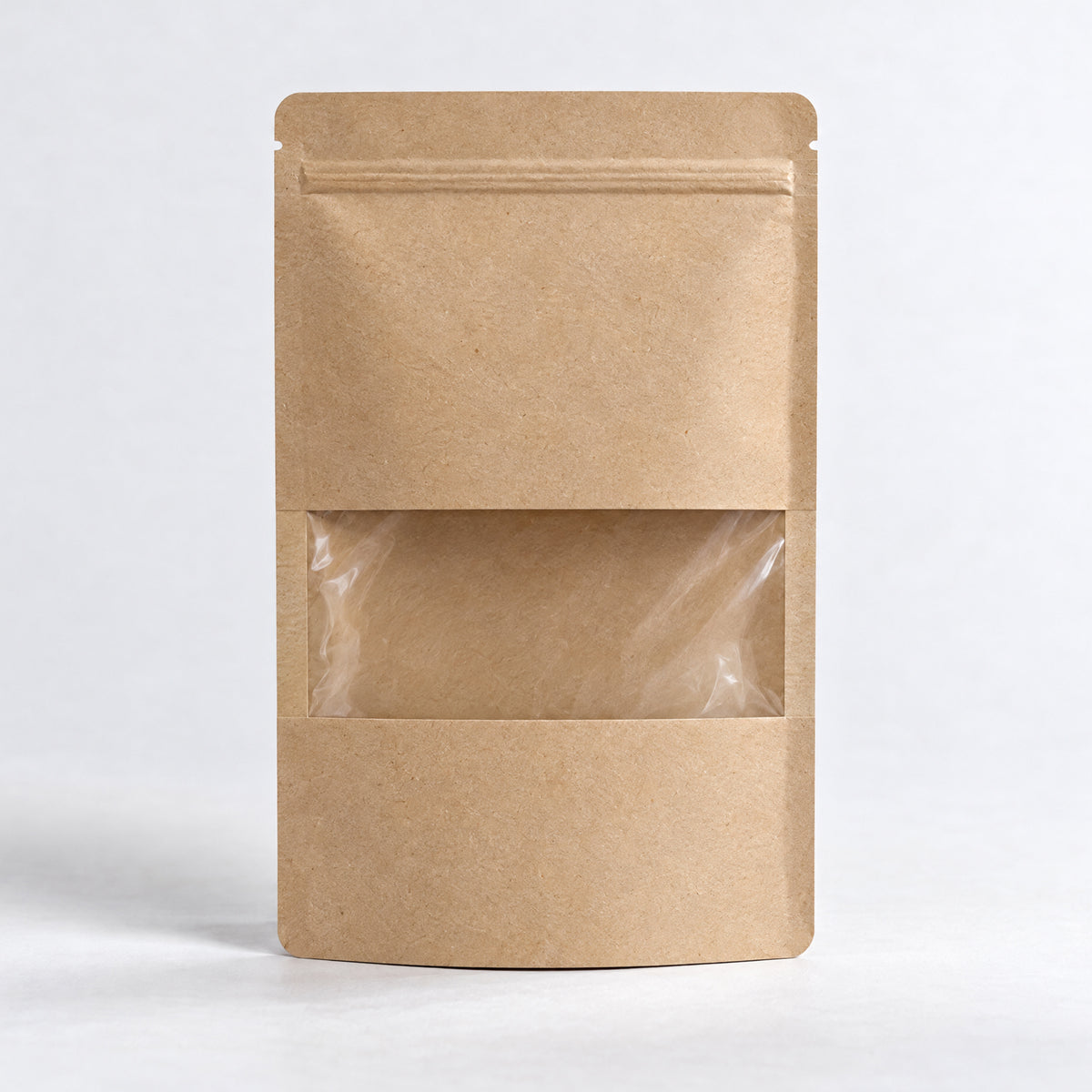 Saco Doypack para comida com janela