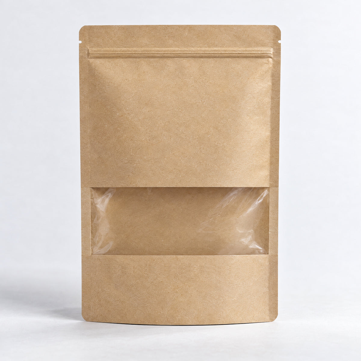 Saco Doypack para comida com janela