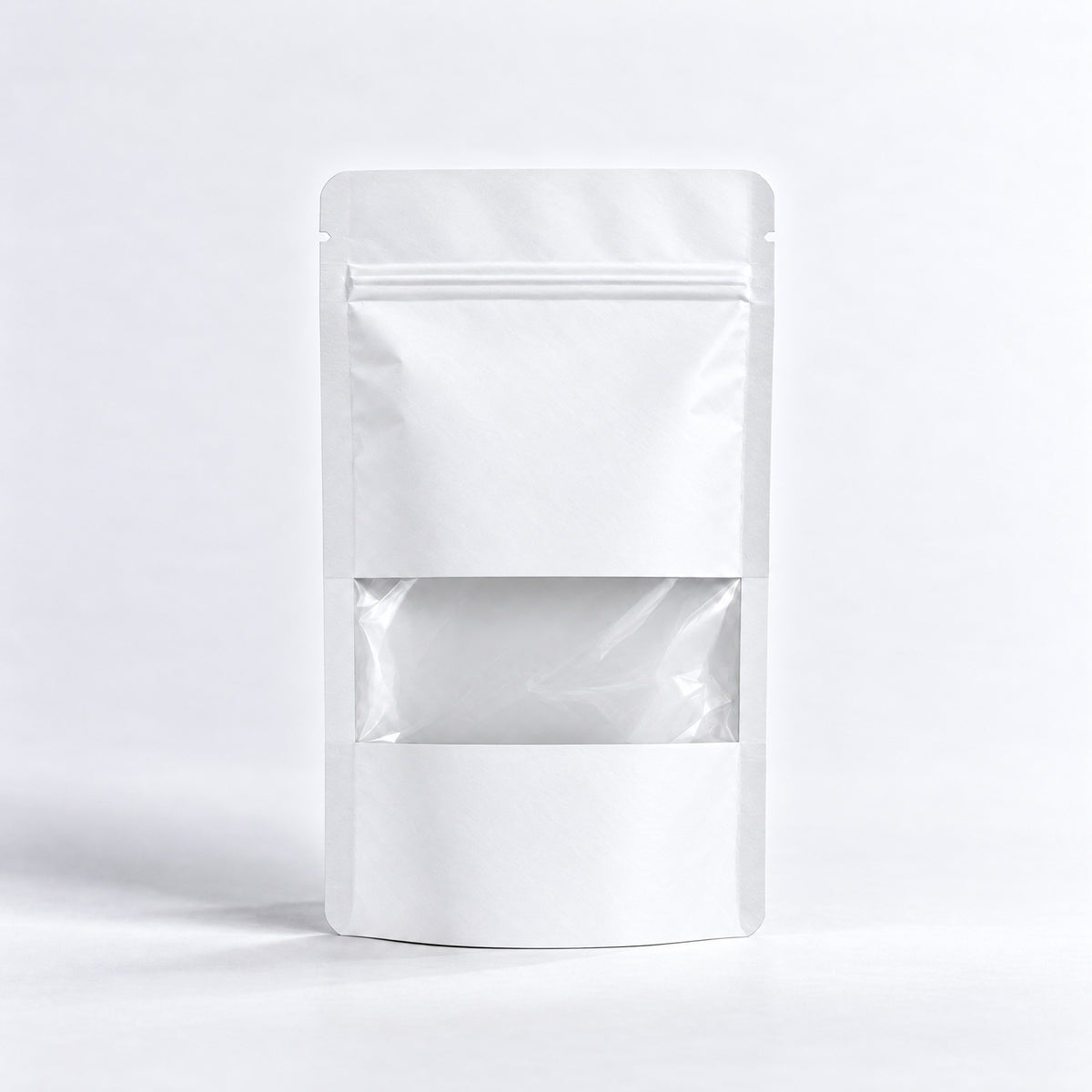 Saco Doypack para comida com janela