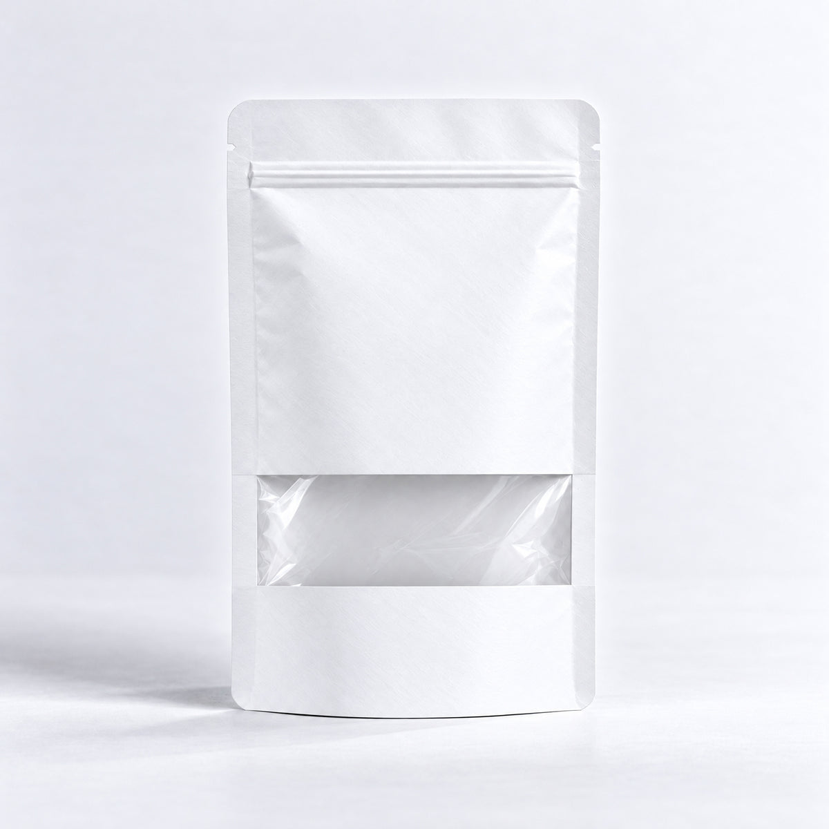 Saco Doypack para comida com janela