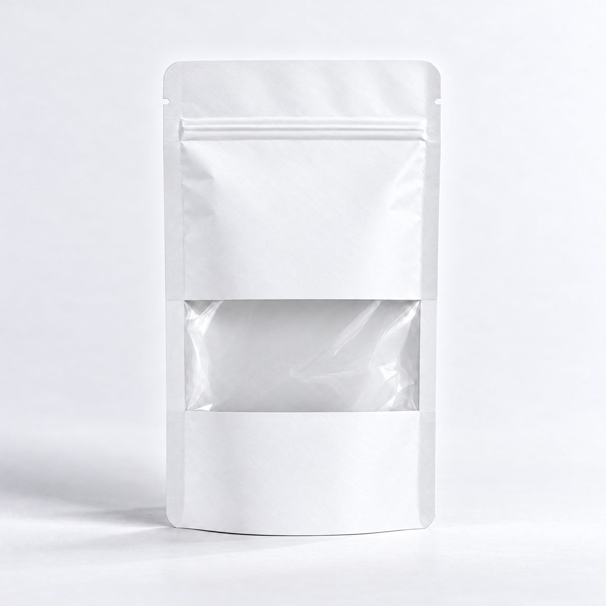 Saco Doypack para comida com janela