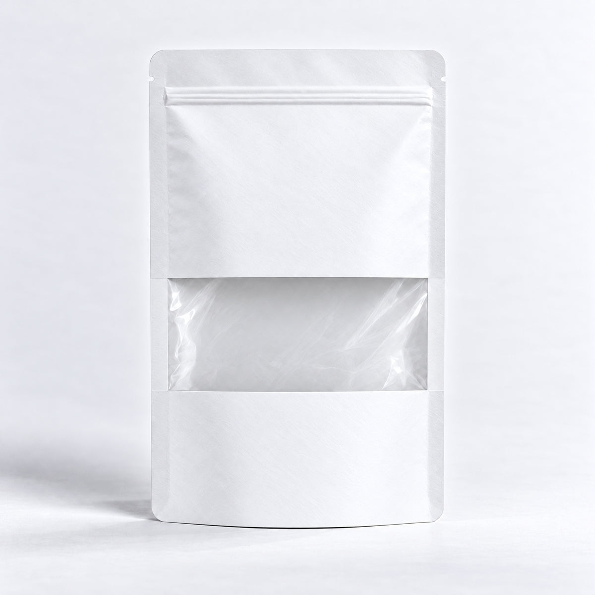 Saco Doypack para comida com janela