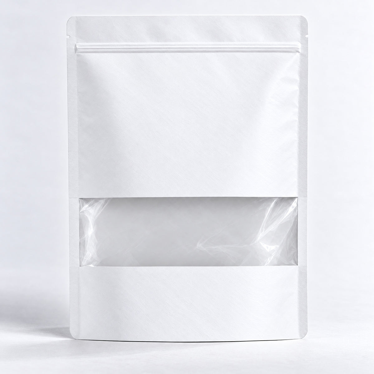 Saco Doypack para comida com janela