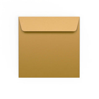Envelope dourado 155x155 mm