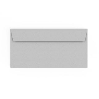 Envelope cinza pastel 110x220 mm (DL)