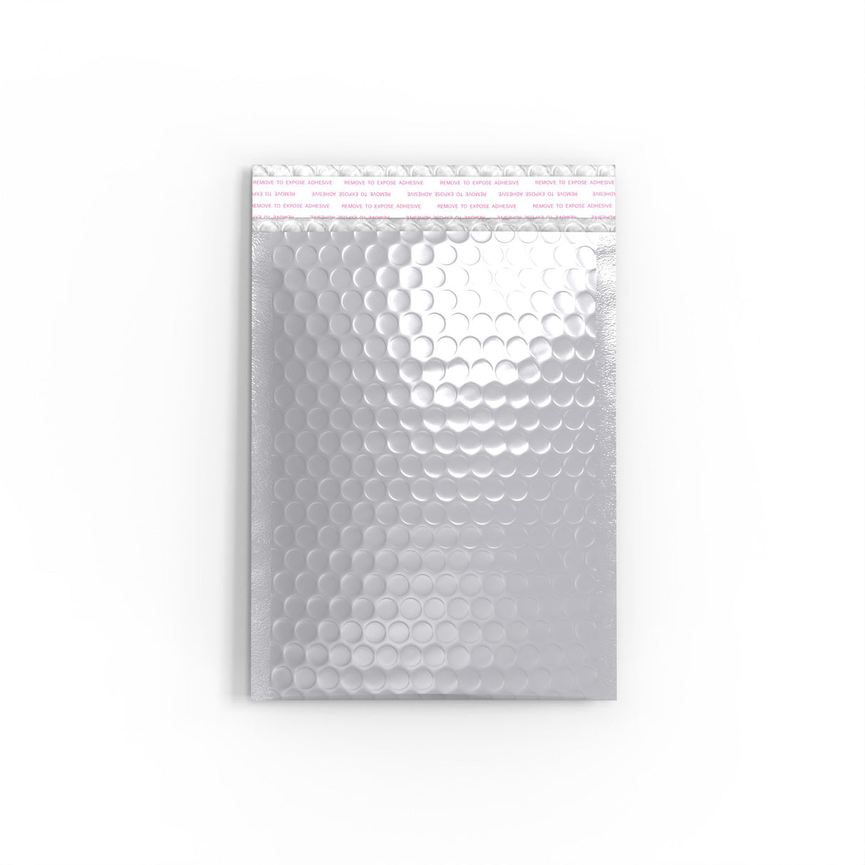 Envelopes almofadados com bolha metálica brilhante