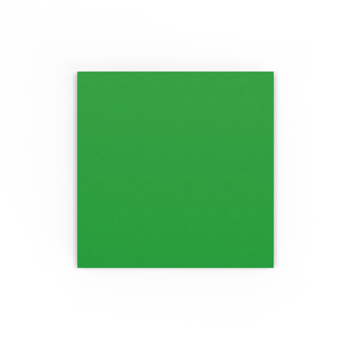 140x140 mm Verde Médio Quadrado 120gsm com adesivo gomado