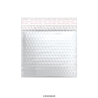 Envelopes almofadados com bolha metálica fosca