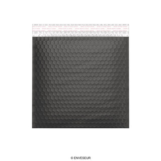 Envelopes almofadados com bolha metálica fosca