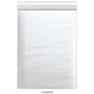 Envelopes almofadados com bolha metálica fosca