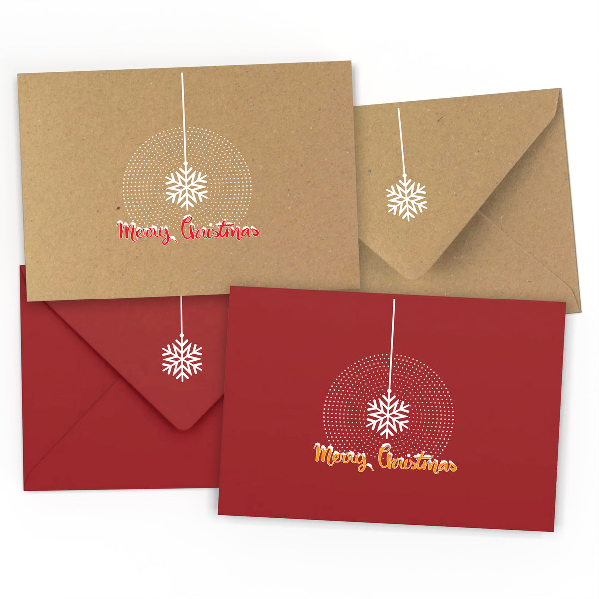 Envelope Motivo Natal Floco de neve