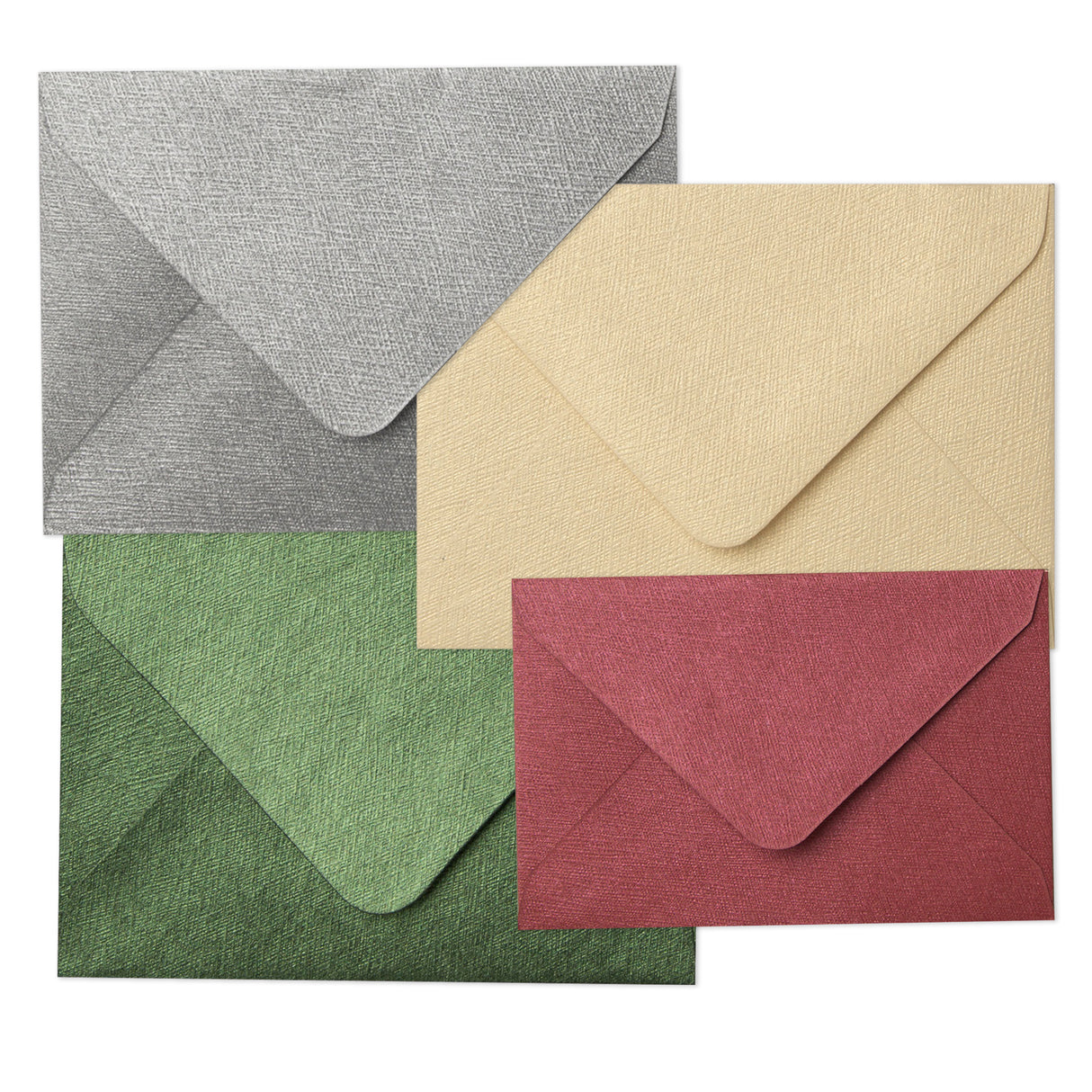 Envelopes texturizados - Aba em Diamante