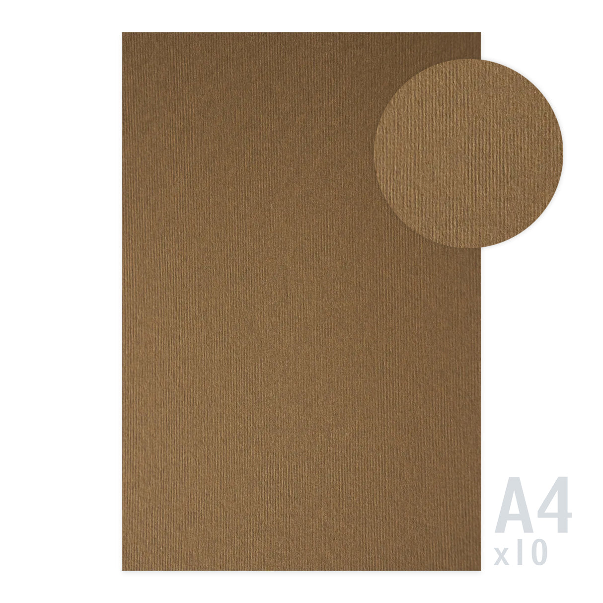 Papel com textura de linho 215g/m² - 10 folhas A4