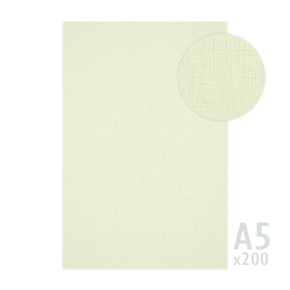 Papel com textura de linho 185g/m²
