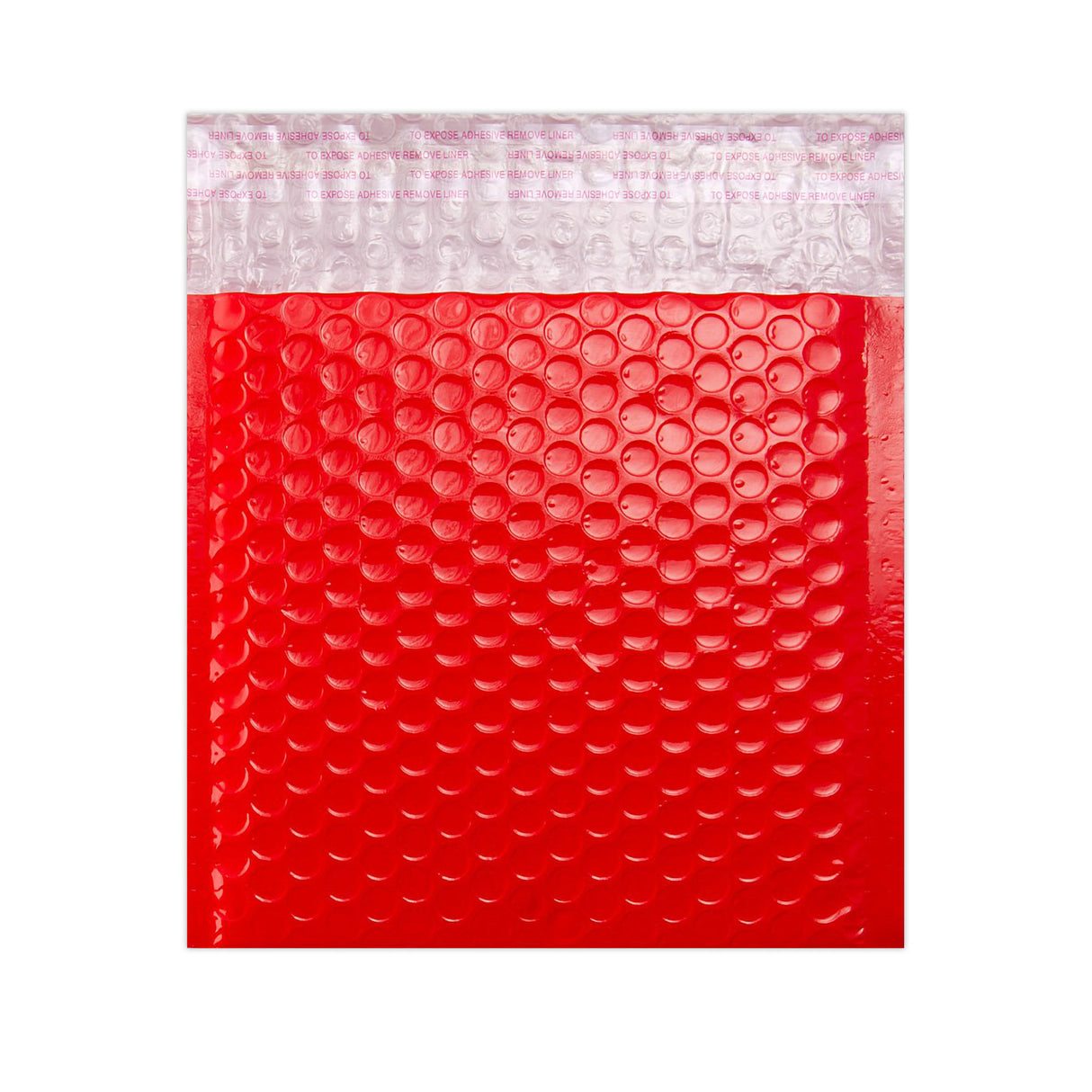 Envelopes almofadados com bolhas coloridas de polietileno