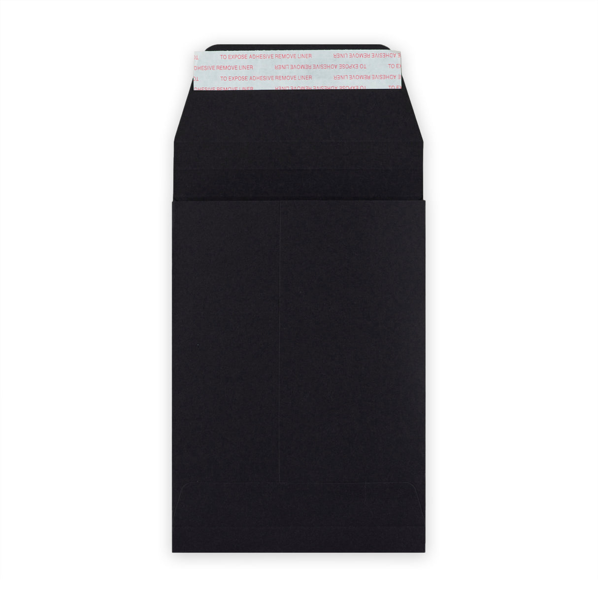 Envelope preto de alto gramagem com reforço 162x114x25 mm (C6)