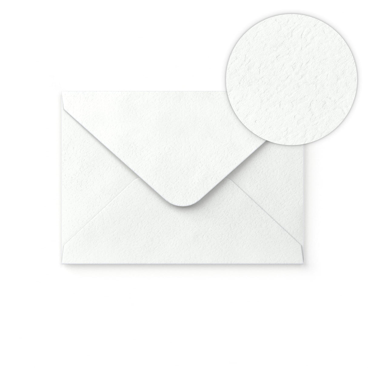 Envelope branco com efeito martelado 133x184 mm