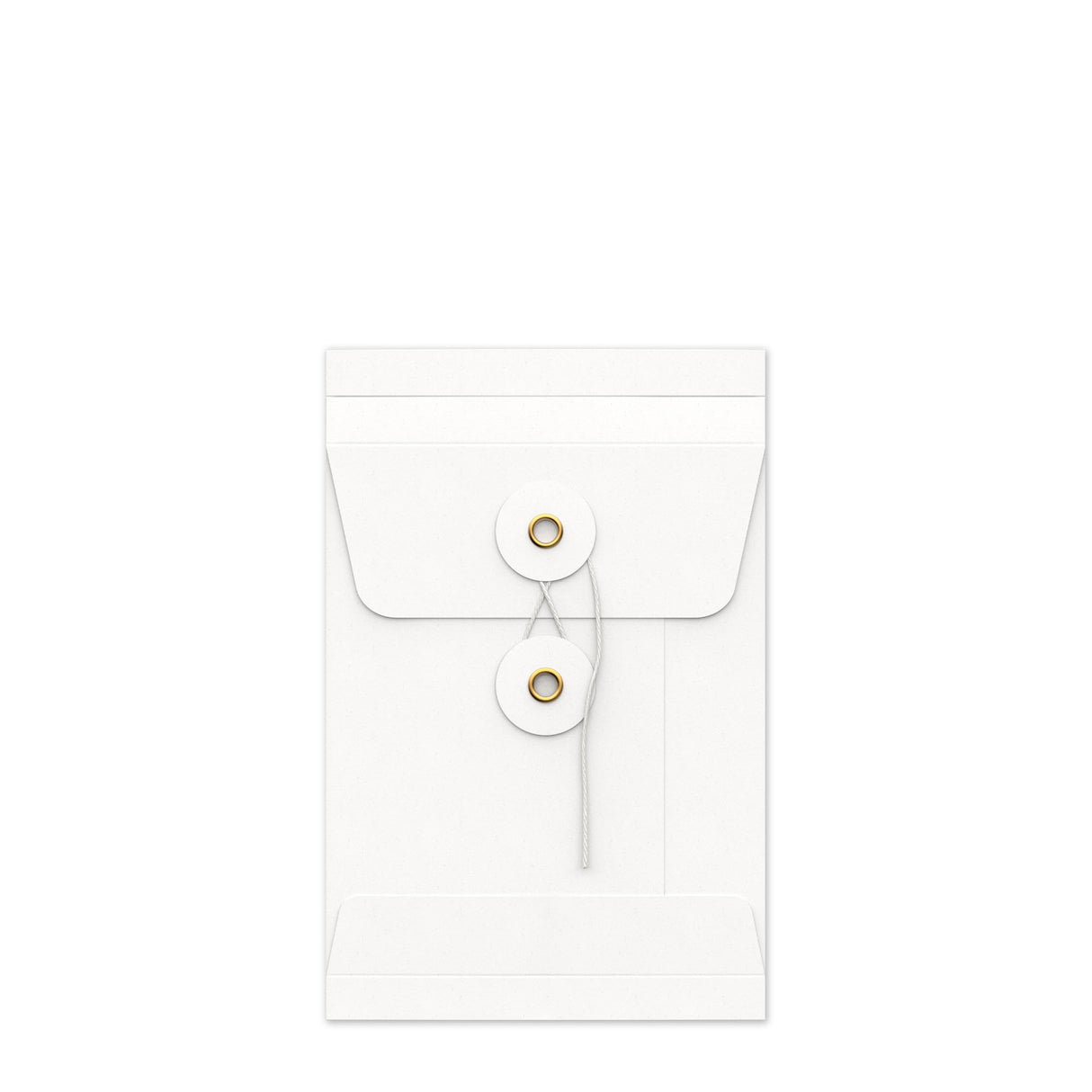 Envelopes com fecho de corda e arruela e reforço