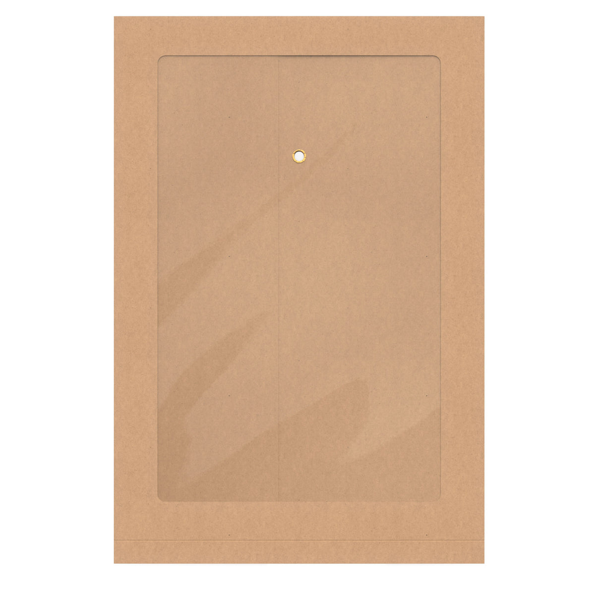 Envelopes com fecho de corda e arruela com reforço e janela panorâmica