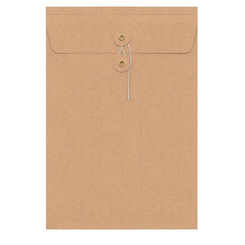 String & Washer Gusset Envelopes Manila 324 x 229 x 25 mm (C4)