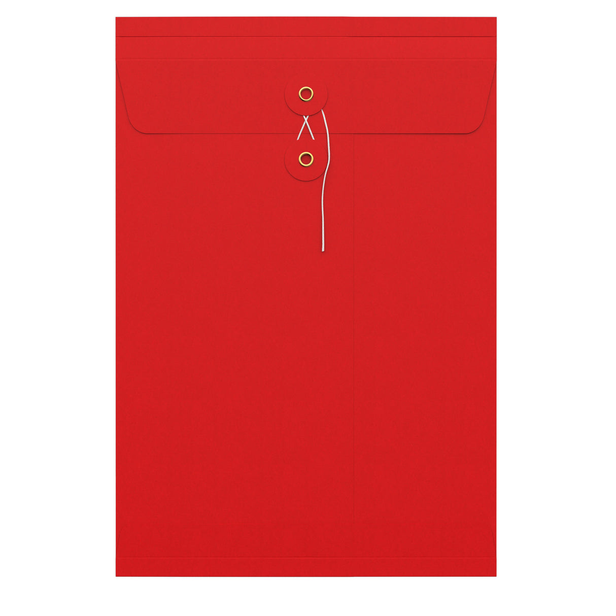 Envelopes com fecho de corda e arruela e reforço