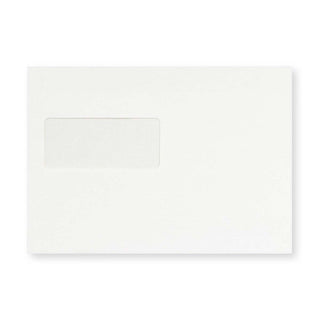 Envelope branco brilhante Conqueror com janela 162x229 mm (C5)