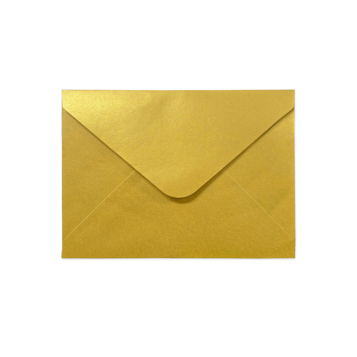 133 x 184mm - Envelope dourado metálico 120g