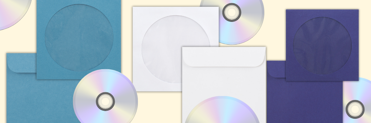 Embalagem de CD e DVD