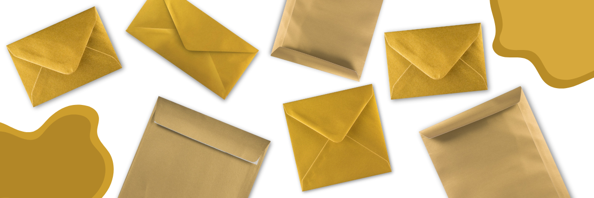 Envelopes dourados