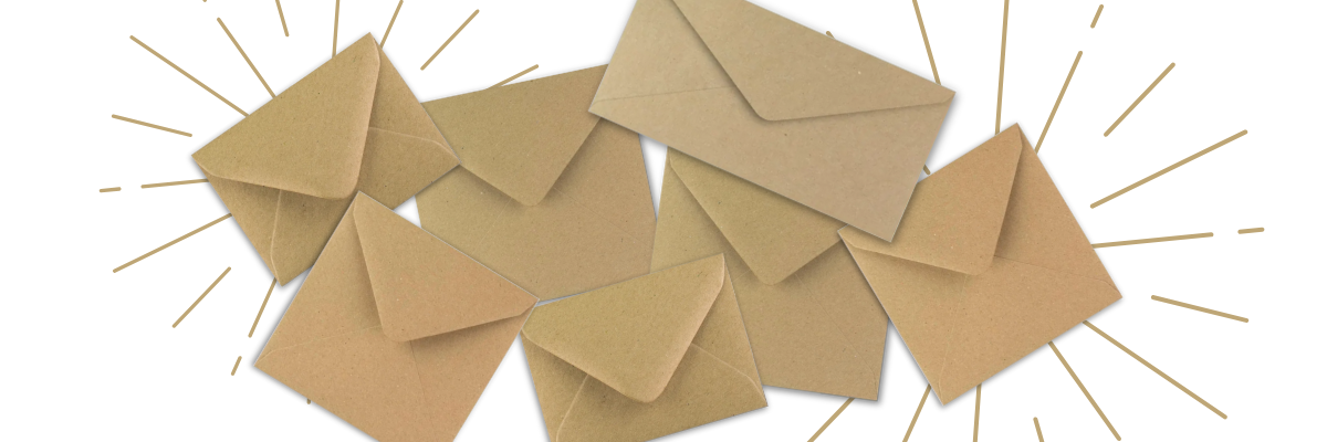 Envelopes de papel kraft