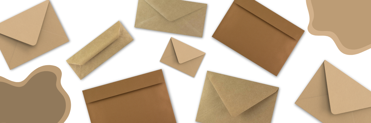 Envelopes castanhos