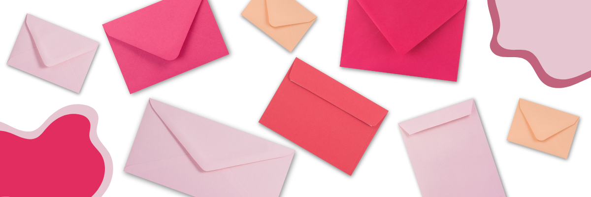 Envelopes rosas