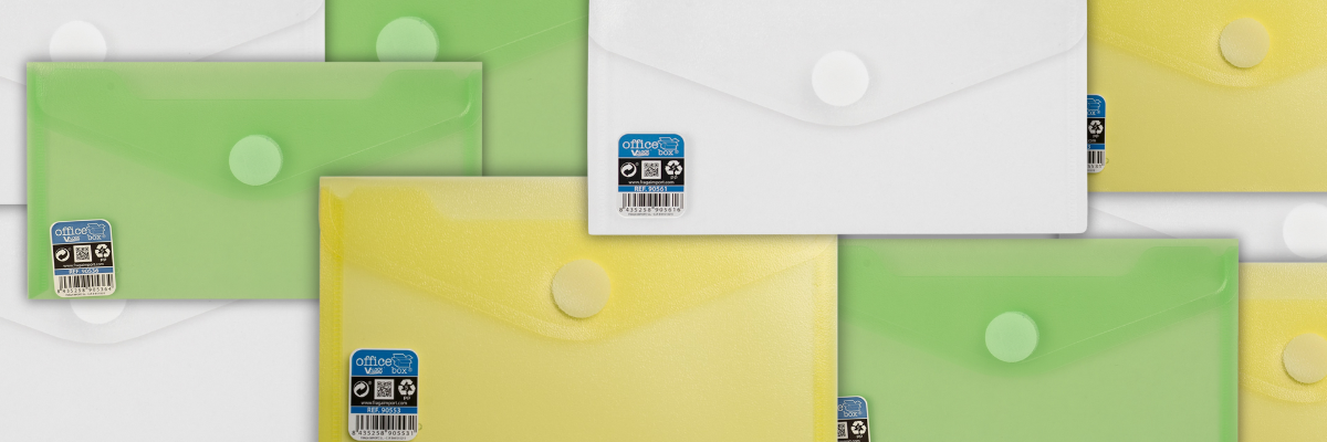 Envelopes com velcro