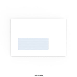 Envelope branco com janela 114x162 mm (C6)