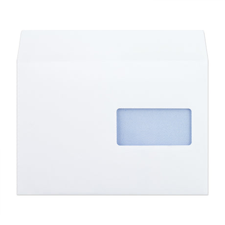 Envelope branco com janela 162x229 mm (C5)