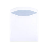 Envelope branco com janela 220x220 mm
