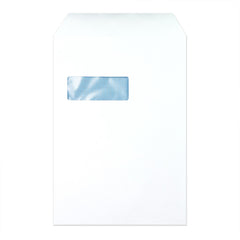 Envelope branco com janela 324x229 mm (C4)