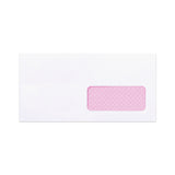 Envelope branco para impressão láser com janela 110x220 mm (DL)
