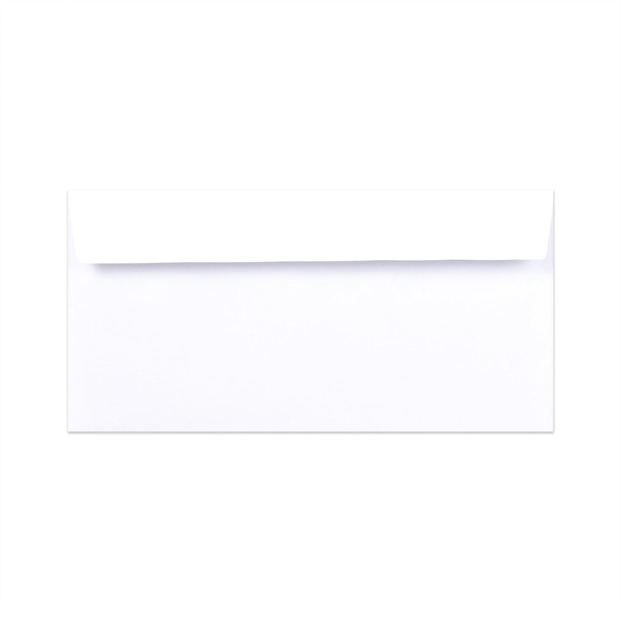 Envelope branco para impressão láser com janela 110x220 mm (DL)