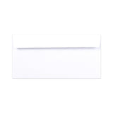 Envelope branco para impressão láser com janela 110x220 mm (DL)