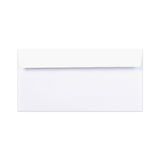 Envelope branco para impressão láser com janela 110x220 mm (DL)