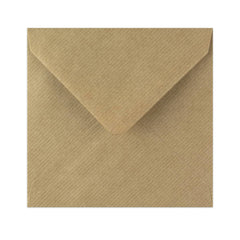 Envelope kraft com linhas 140x140 mm